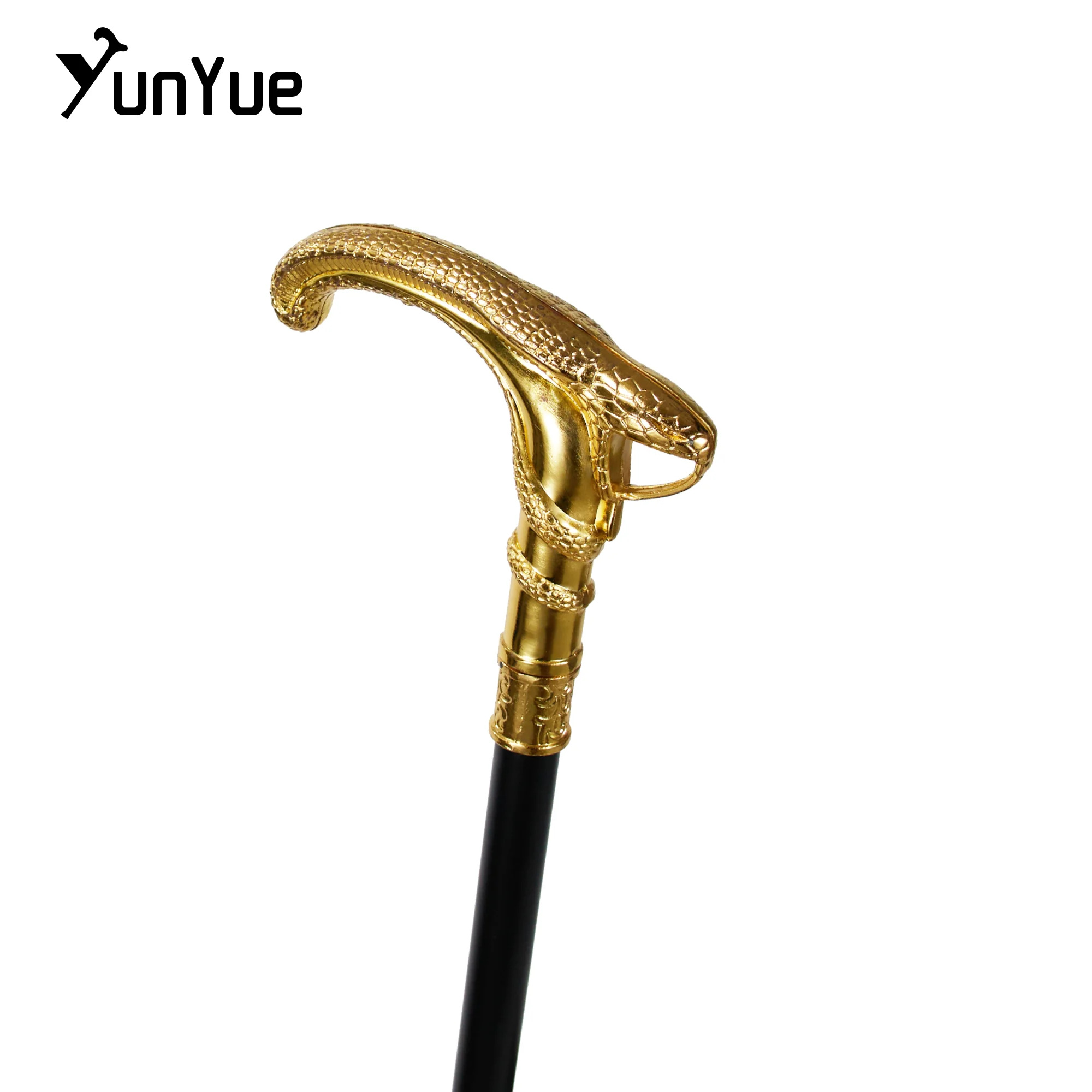 الذهب بيثون موضة حفلة عصا للمشي السادة الزخرفية عصا للمشي Cospaly خمر عصري عصري عصا للمشي Crosier 93 سنتيمتر