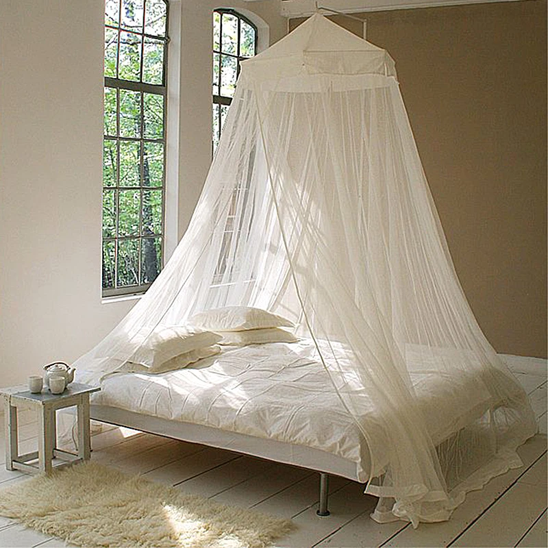 4Colors Summer Mosquito Net Round Curtain Hung Dome Net Anti Fly Protection Insect Repellent Mesh Fabric Home Wedding Hang Decor