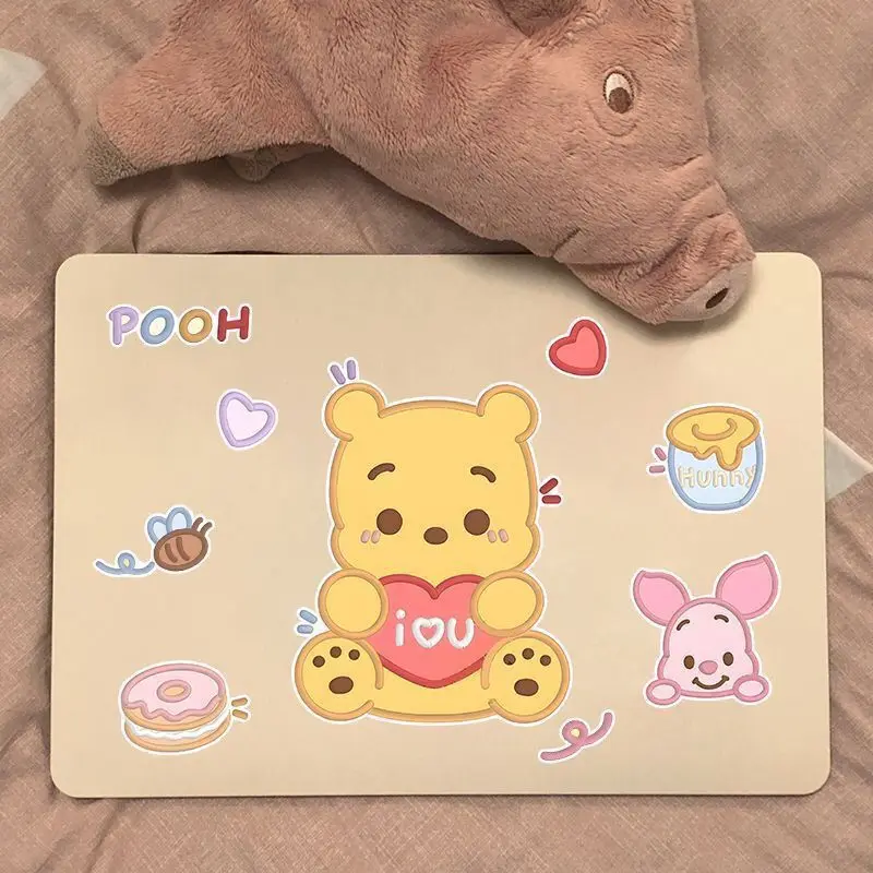 

Disney Pooh Bear Cartoon Cute Waterproof Stickers Decorated Laptop Suitcase Water Cups Decorated Children and Girls Gifts.