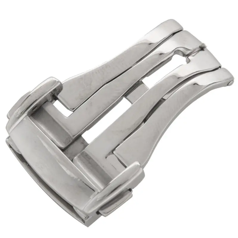 

Just- 3Pcs 18mm Stainless Steel Deployant Watch Strap Folding Buckle Clasp for Omega, Smooth 18mm
