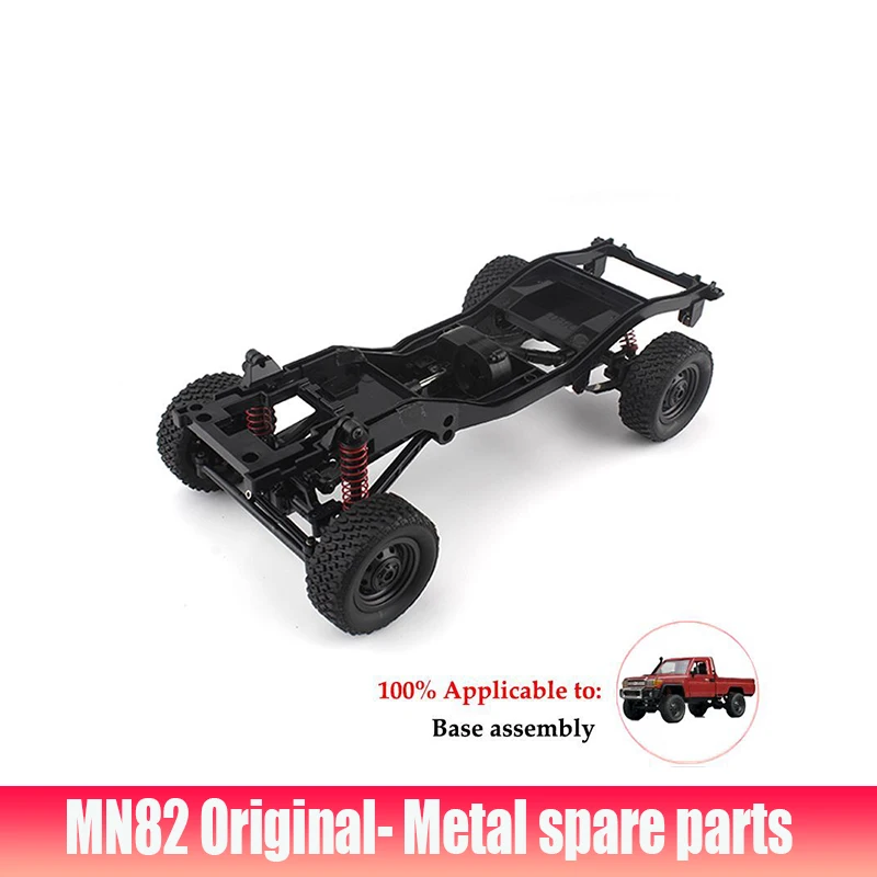 MN82 LC79 MN78 Metalowa oś przednia i tylna Podwozie Drążek łączący Mocowanie drążka Amortyzator Zestaw opon 1/12 RC Car Upgrade Parts