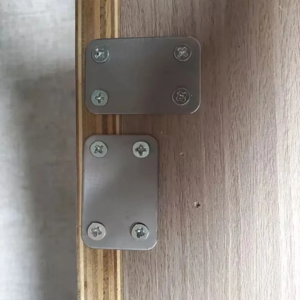 

10 шт., угловой кронштейн из нержавеющей стали, утолщенный фиксированный угловой кронштейн с четырьмя отверстиями, прямые мебельные крепления