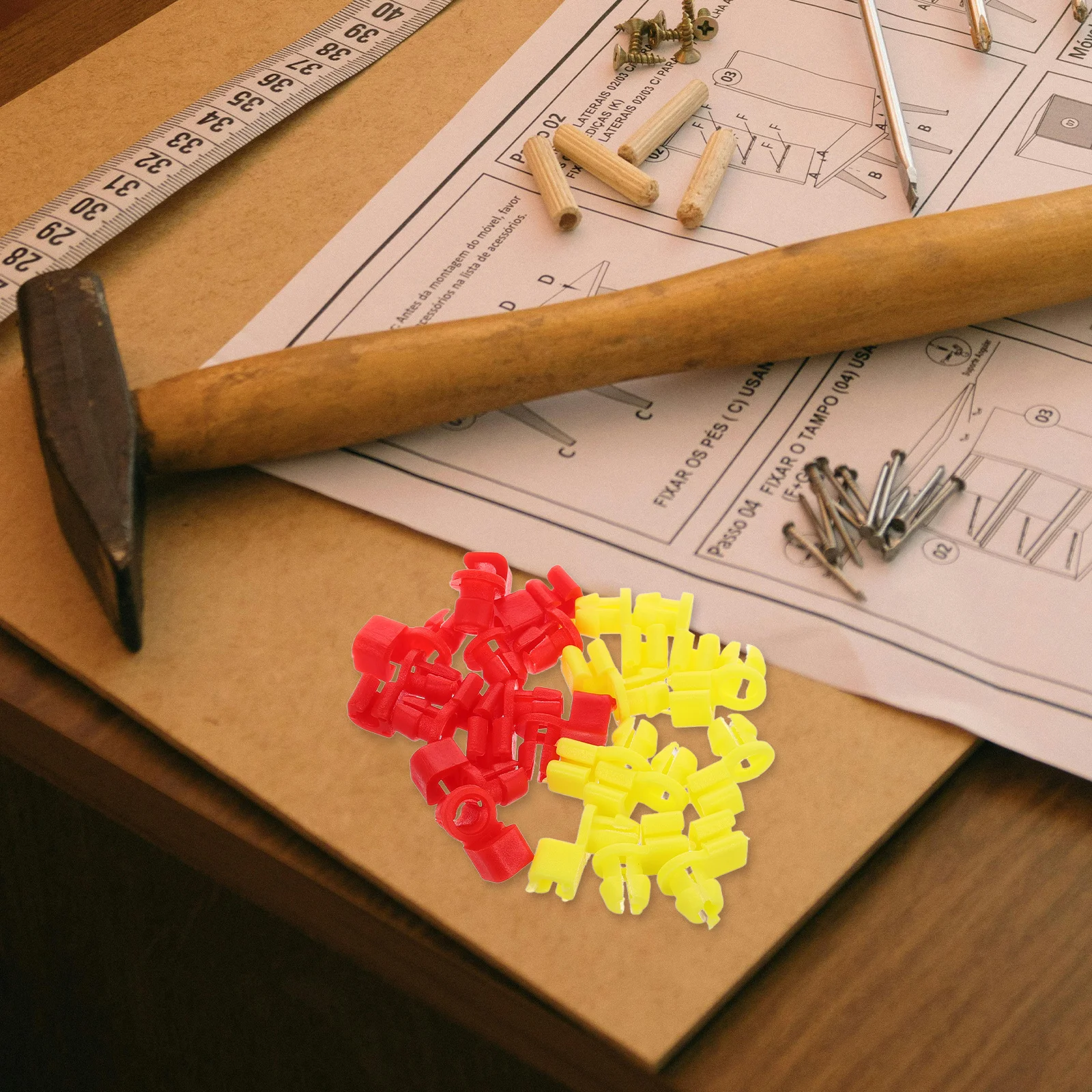 

20pcs Car Door Clips Durable Plastic Tailgate Handle Rod Clip Replacement For Left Right Doors No Tools Needed Truck