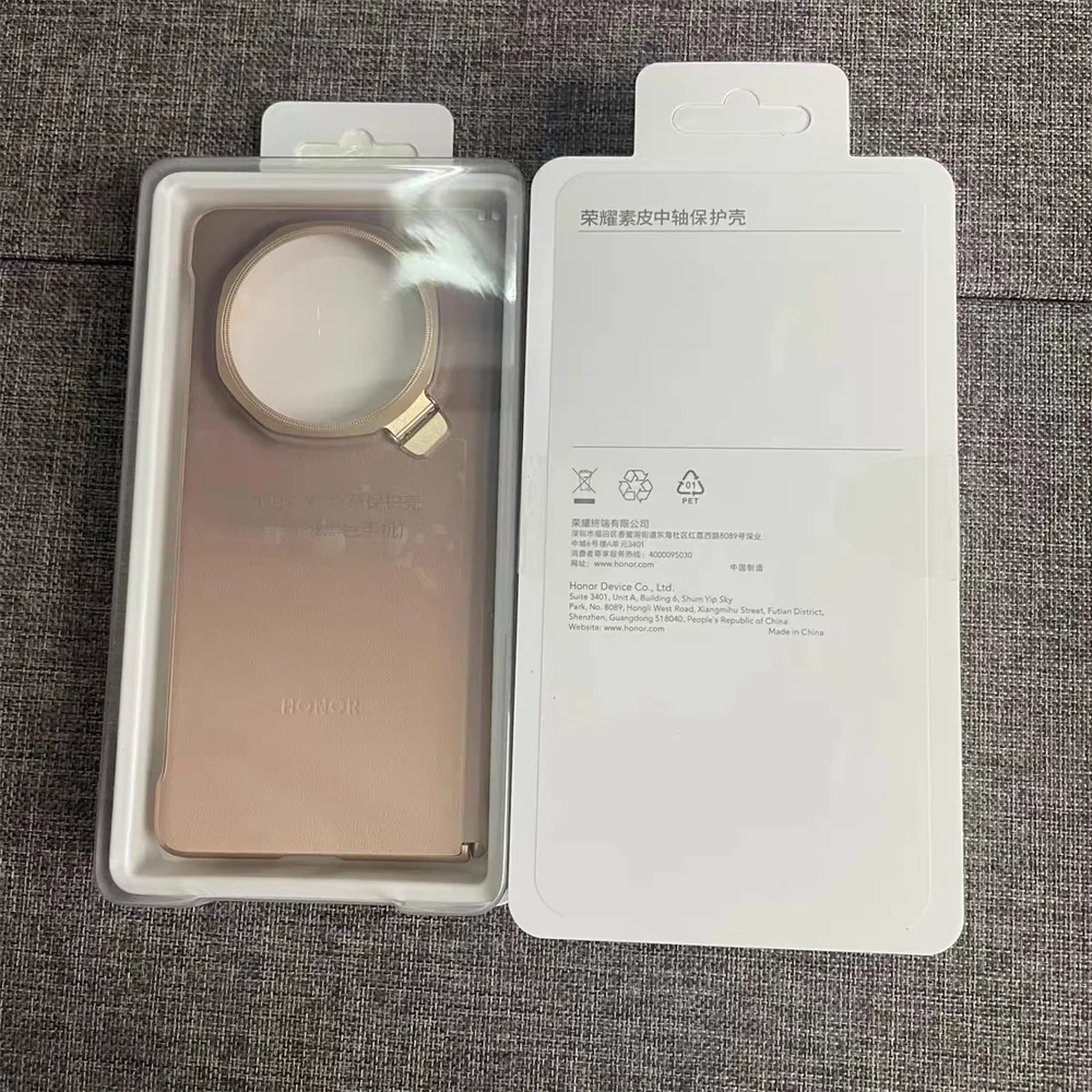 

Роскошный деловой чехол для телефона Honor Magic V5 5G, кожаный чехол премиум-класса с кронштейном для Magic V5, противоударный тонкий чехол с подставкой