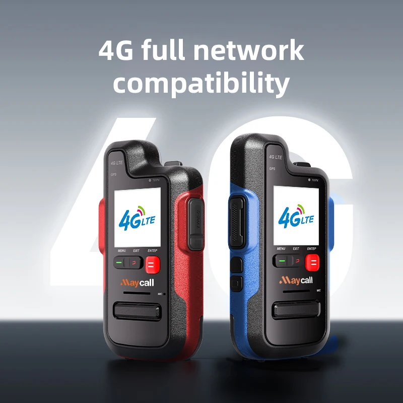 Maycall Global Long Range Walkie Talkie 5000KM PPT dengan Kartu SIM Gratis Seumur Hidup Radio POC Transnasional