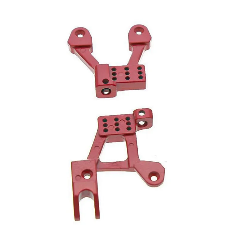 For SCX10 90046 1/10 Simulation Climbing Car Metal Upgrade Fittings Shock-Proof Connecting Seat,Red