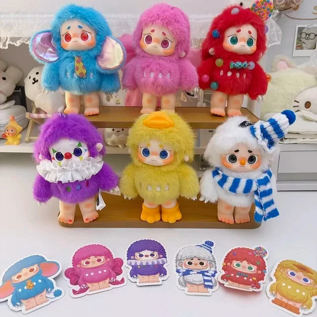 

Серия I'm GuDuDu: Слепая коробка-сюрприз с милыми виниловыми плюшевыми куклами Gududu, аниме-куклами, брелоками-подвесками, игрушками-талисманами и подарками