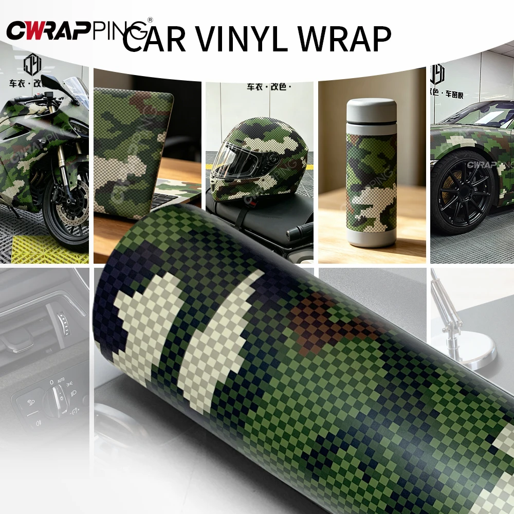 Adesivos de Vinil Camuflados para Decoração de Carros, Acessórios Automotivos para Exterior, Adesivos de Tuning para Carros, Adesivos para Capacetes d