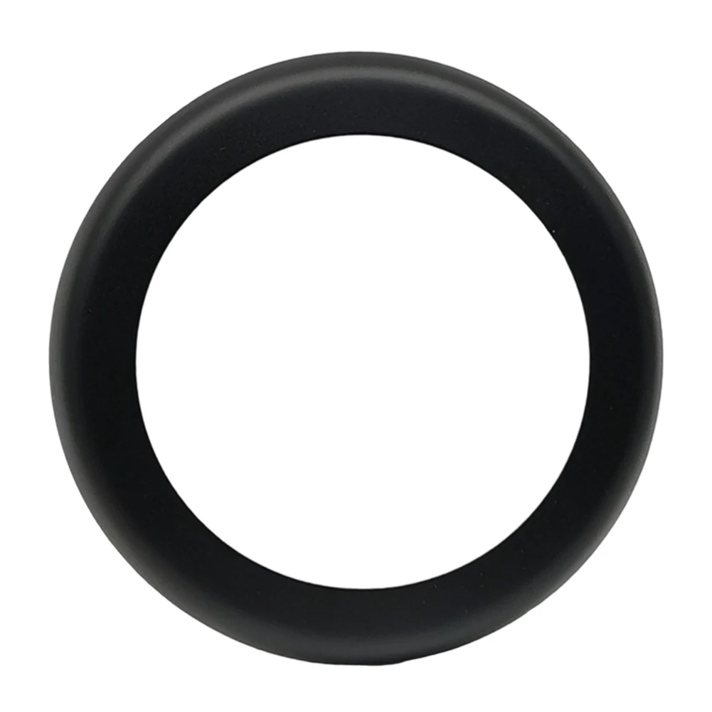 

Aluminum Alloy Trim Matt Black Logo Ring Car Aesthetic Enhancement Easy Installation Design Hassle-Free Application