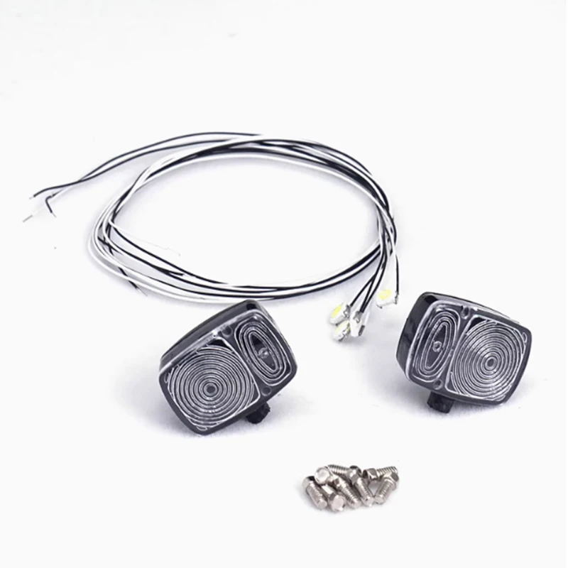 LED Front Light Headlamp for LESU 1/16 RC Hydraulic Loader Model DIY Truck Car 