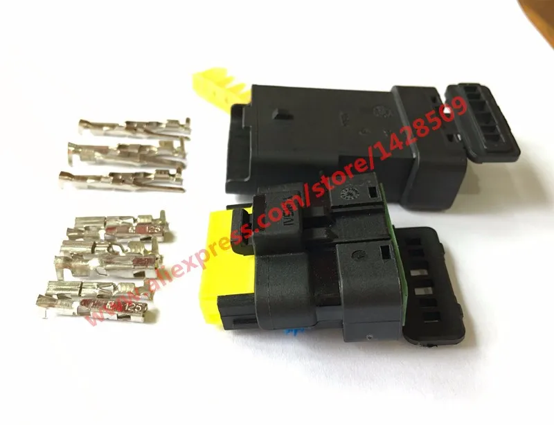 1Set 6 Pin 211PL069S0049 211PC069S0049 Female Male FO Turn Light Plug FO Lamp Socket FCI Car Sensor Connector For Auto Truck