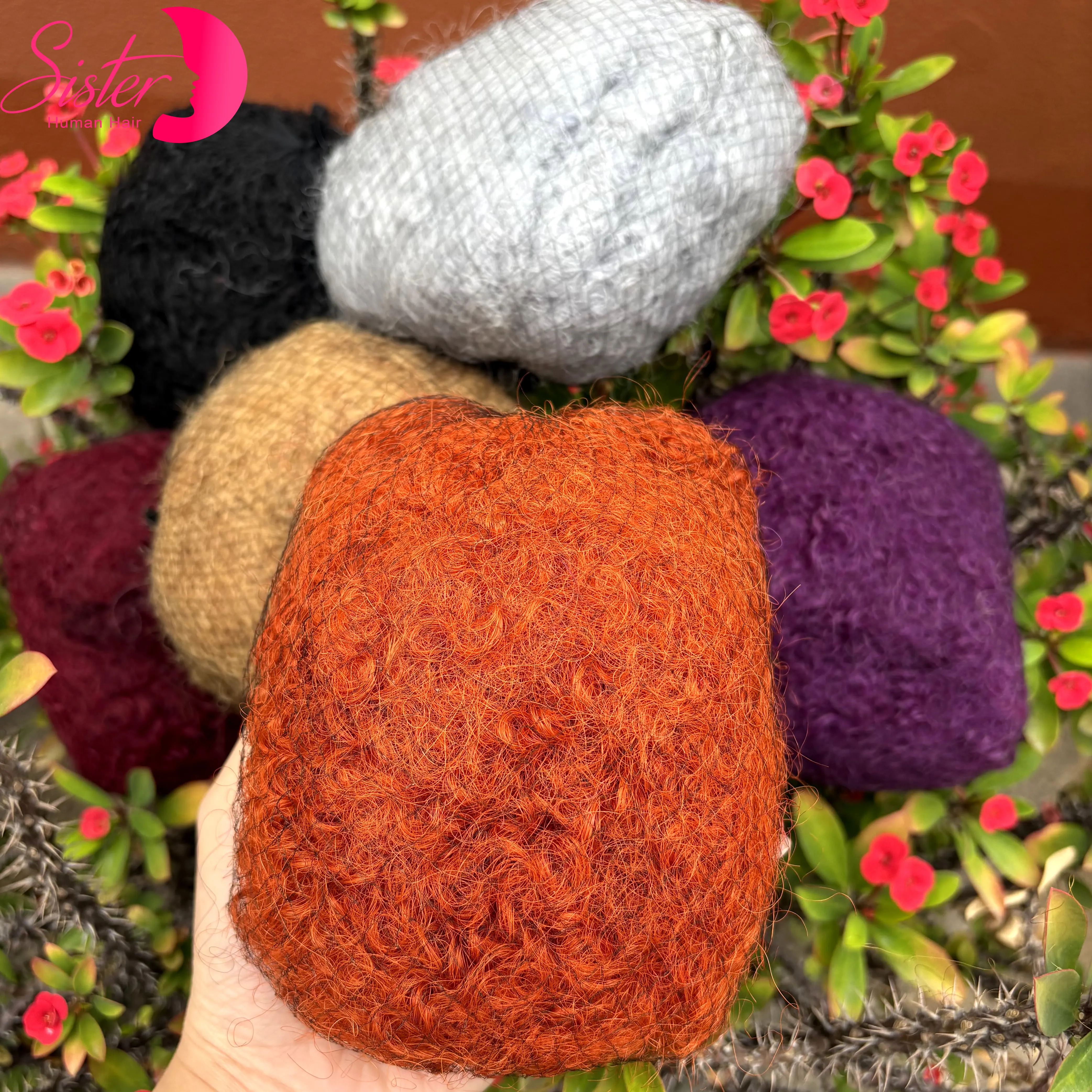 

Цветные афро-кудрявые человеческие волосы для наращивания дредов, 35 г/упак., Loc Repair, плетение, плотные афро-кудрявые человеческие волосы для Loc