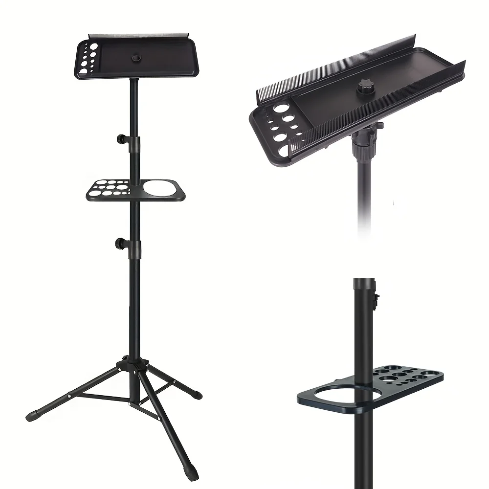 Adjustable Wig Stand Tripod with Tray