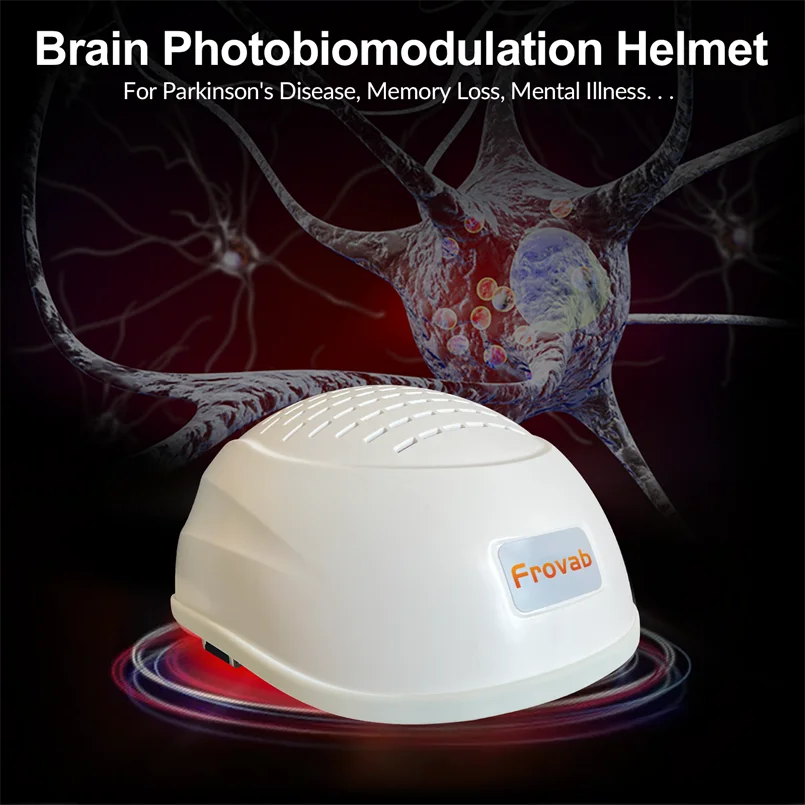 

Red Light Therapy Head 810nm Transcranial Magnetic Brain Stimulation Neuromodulation Helmet for Parkinson Stroke Alzheimer's