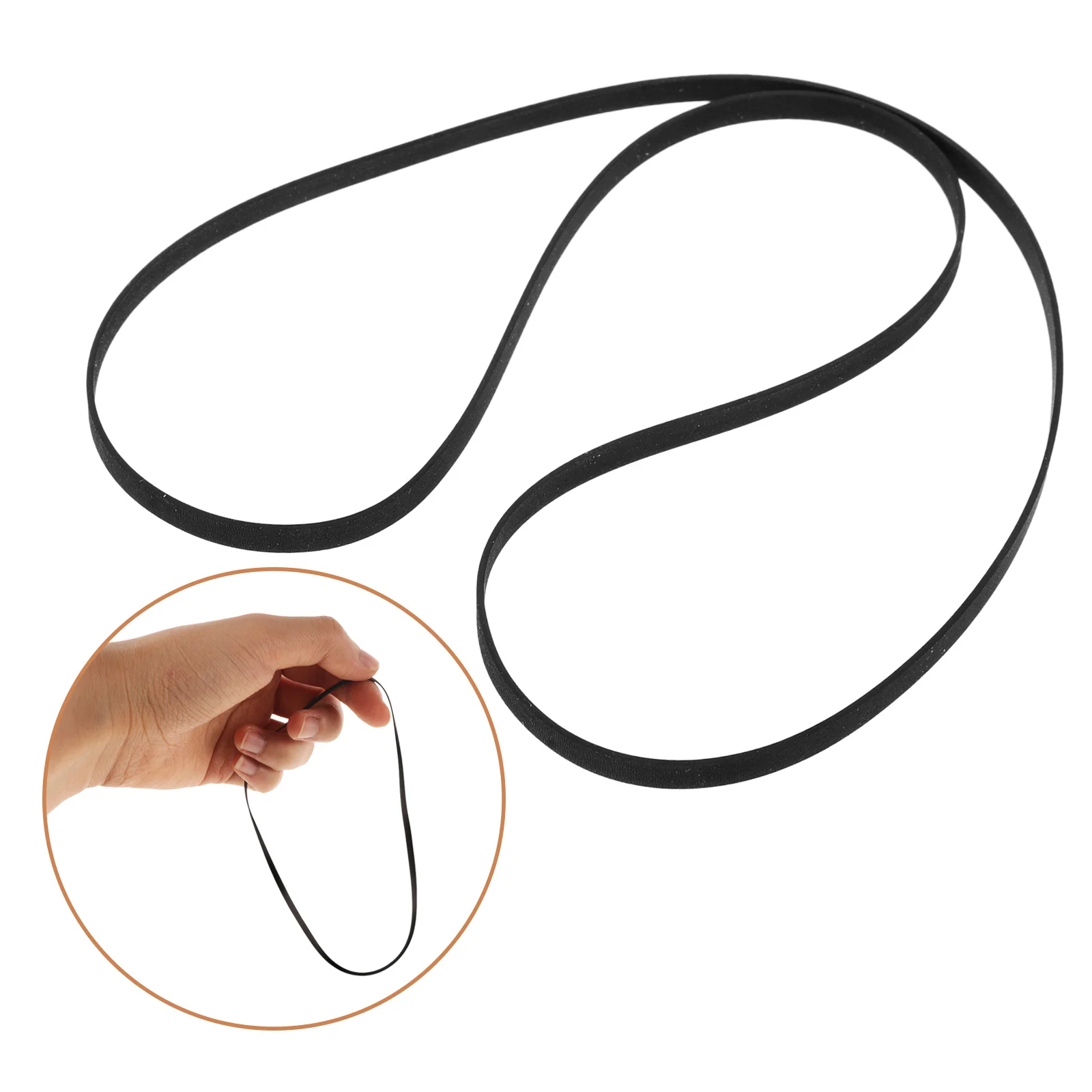 

Rubber For Players Recorders Flat 3Mm Drive Belt Replacement Durable Elastic Belt For Audio Equipment Repair Cassette Drive