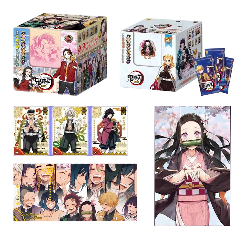 

Demon Slayer Card Ghost Killing Blade Collection Booster BOX Full Set CP Puzzle kimetsu no yaiba Limted Game Cards Playing Toys