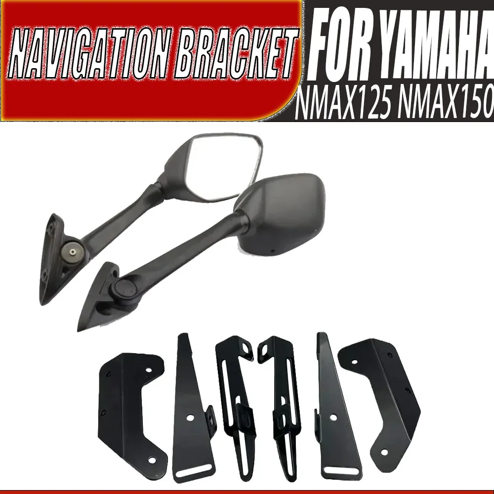 

Motorcycle Accessories Rearview Mirrors Forward Bracket Mirror Holder Adapter For Yamaha Nmax125 Nmax150 Nmax155 Nmax 155 125