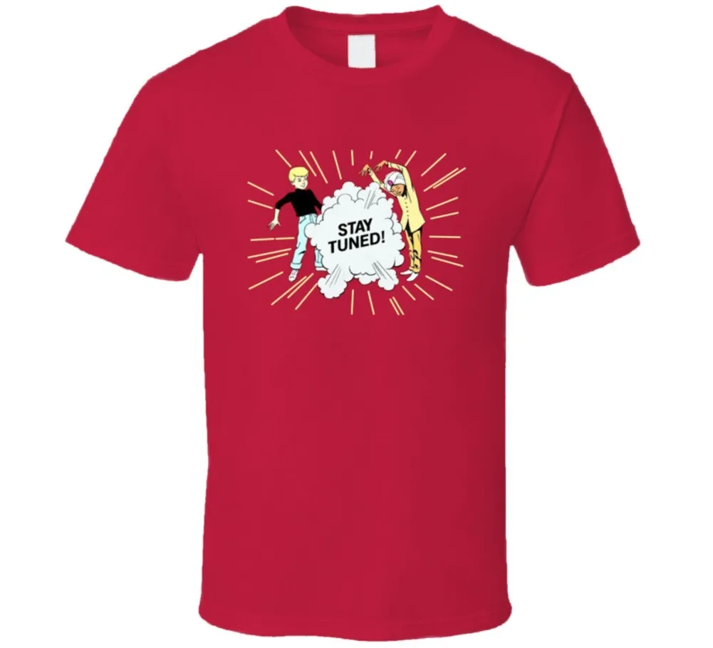 Camiseta de desenho animado Stay Tuned Jonny Quest
