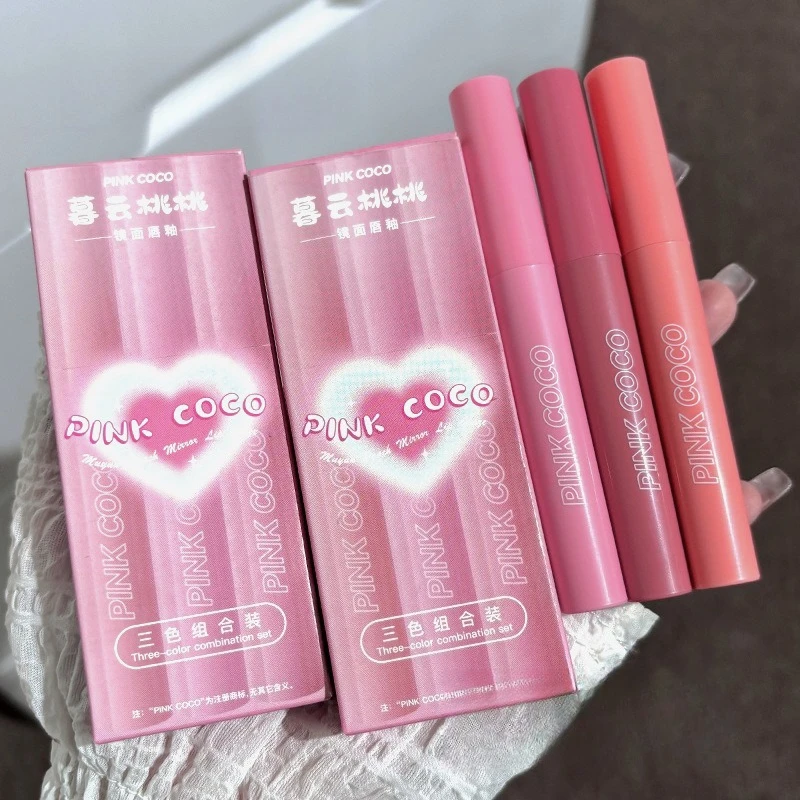 Juego de brillo de labios hidratante, esmalte de labios hidratante, maquillaje hidratante, lápiz labial líquido, cosméticos, tubos de brillo de labios