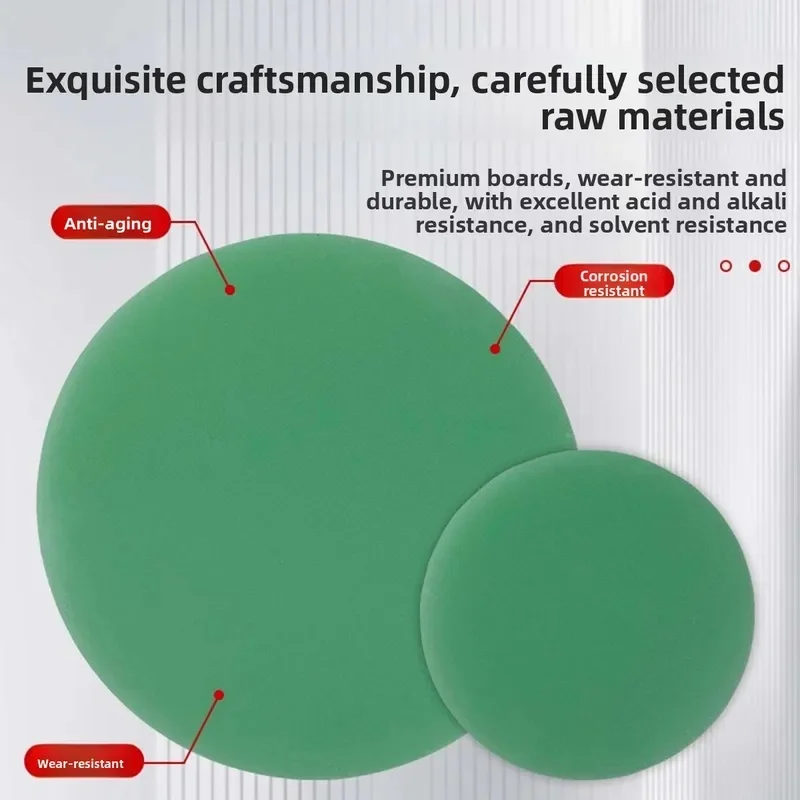 FR-4 3240 Epoxy Round Board Water Green Insulation Plate 80-200mm Diameter