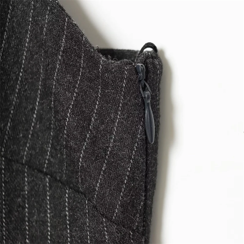 セクシーなピンストライプレースキャミドレス、レディースノースリーブボディコンミニドレス、パーティーナイトアウト用のエレガントなスパゲッティストラップドレス