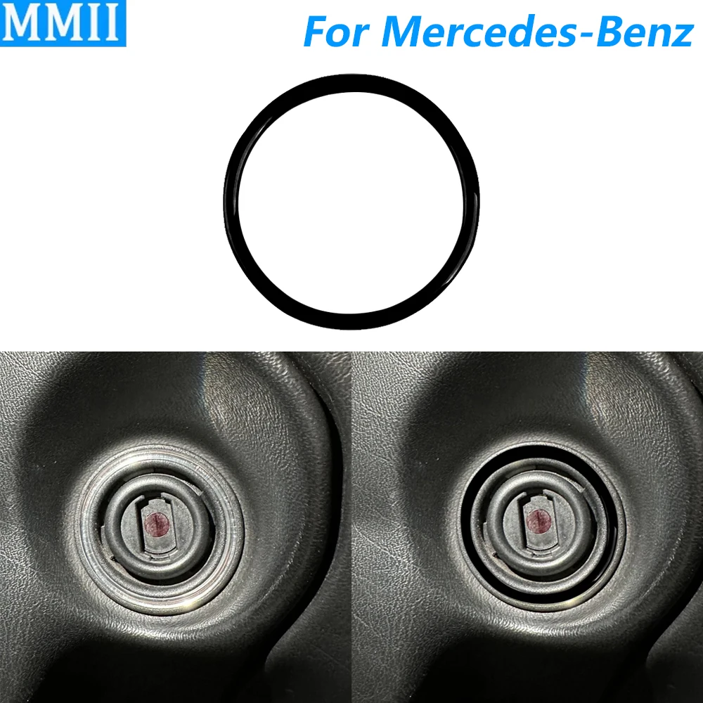 

Для Mercedes-Benz G-Class W463 G55 G500 2004-2012 Piano Black, панель переключателя зажигания с активацией ключа, наклейка на автомобильные аксессуары