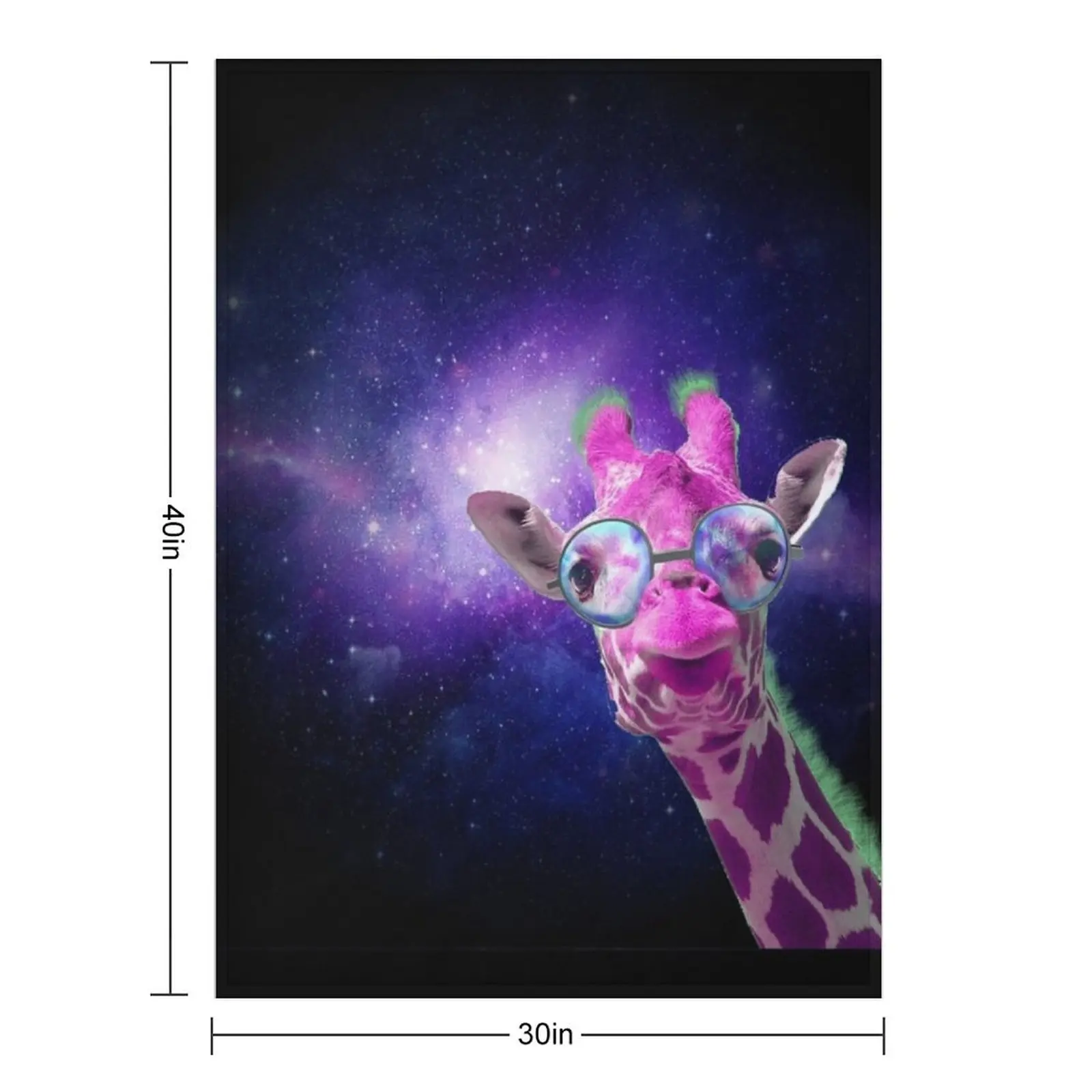 CRAZY PINK GIRAFFE Throw Blanket Furry For Baby Quilt Beach Cute Plaid Hairys Blankets