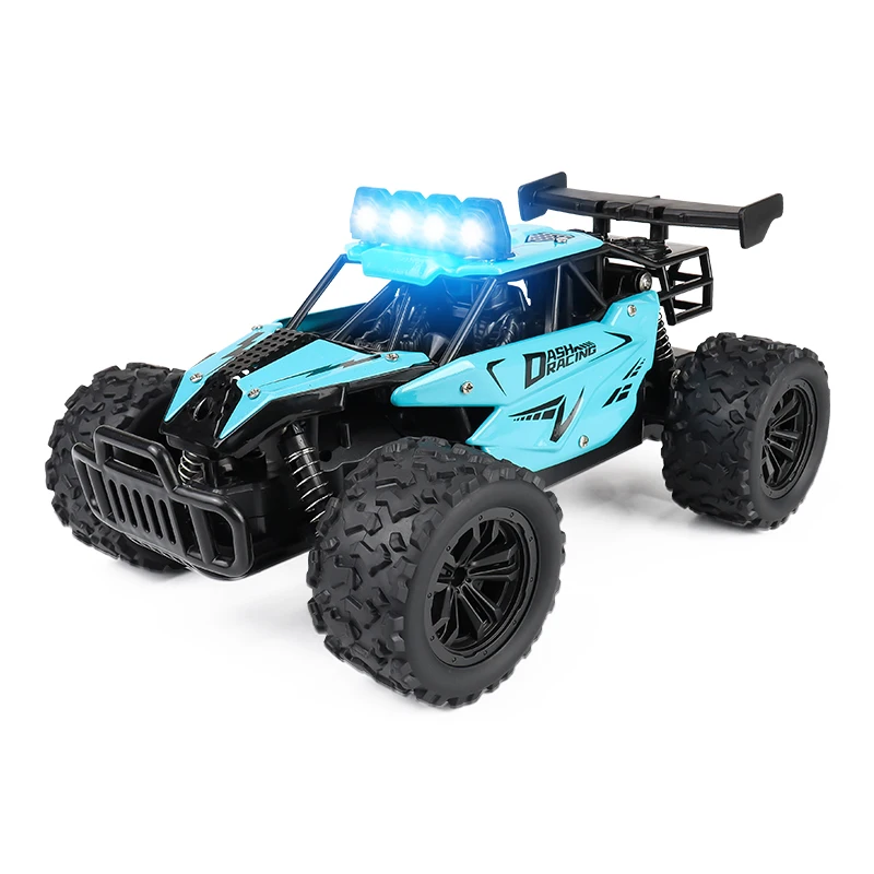 Voiture télécommandée RC Drift Racing 1:16, véhicule tout-terrain en alliage, Radio 2.4G, camions à grande vitesse avec lumière LED, cadeau d'escalade, jouet pour enfant