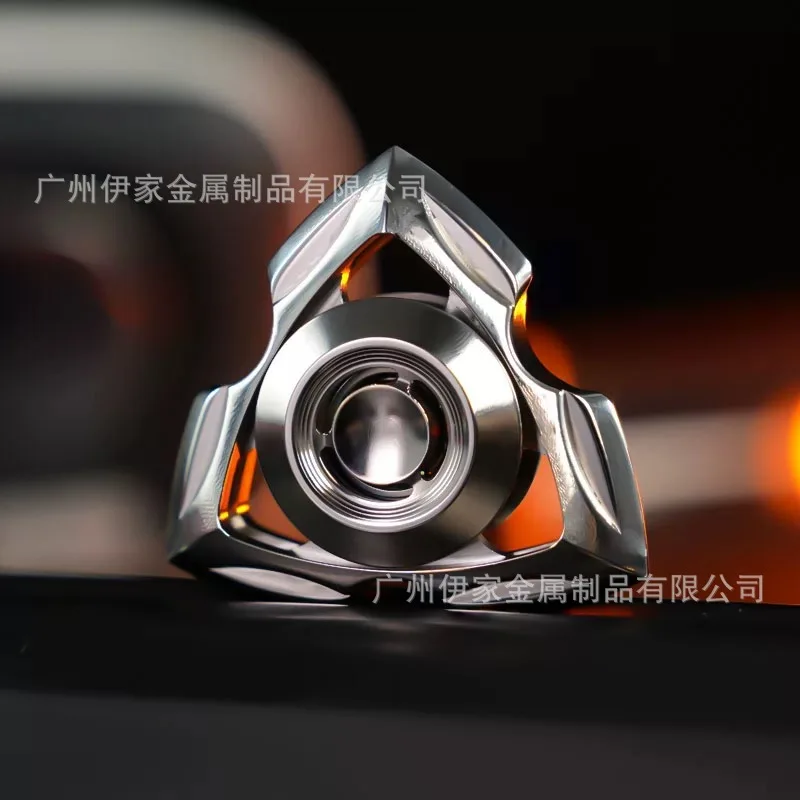 لعبة EDC بقفل دوار، لعبة فيدجيت سبينر من سبائك صفارة الإنذار، تصنيع دقيق باستخدام الحاسب الآلي، خالية من الأزيز، دوران سلس، تصميم كتم الصوت متعدد الألوان