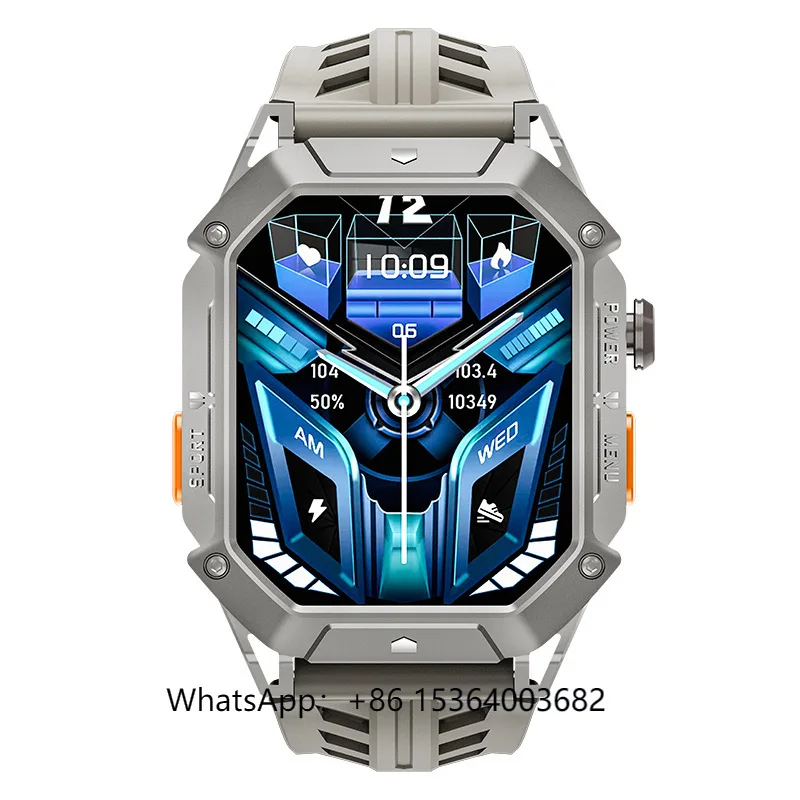 

TJXL-X1PRO Outdoor Sports Smart Watch GPS Compass Rubber Case Voice Assistant for Bluetooth Calls for Cross-Border Adventures