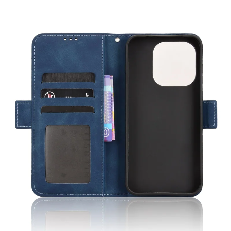 For OnePlus 15 5G PLK110 2025 case multi -card slot mobile phone protective case built -in card bag can be inserted card