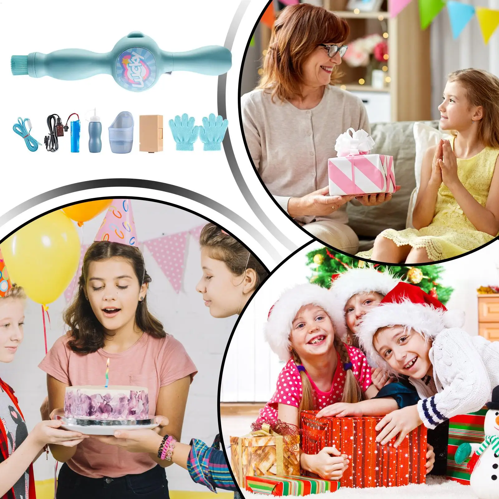 베이비 버블스 버블건 휴대용 전동 장난감 비누방울 기계 완드 장난감 야외 어린이 장난감 어린이날 선물