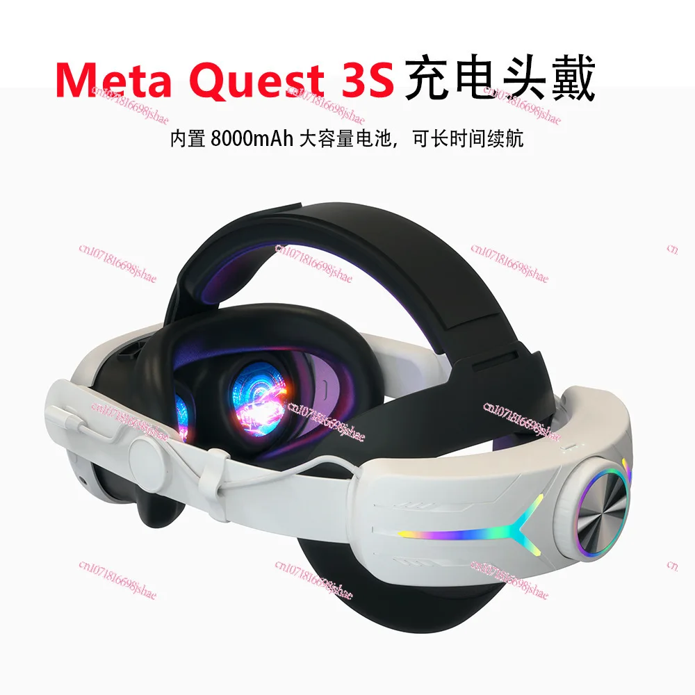 Meta Quest 3 Elite Headwear RGB Electric Adjustment Headband 8000mAh VR Accessories Quest3