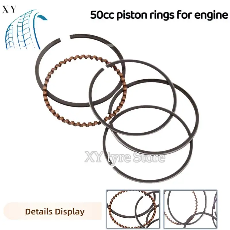 

Высококачественный комплект поршня для мотоцикла, комплект цилиндров, поршневое кольцо для GY6-50 50CC STD, переоборудованный комплект увеличенных прокладок