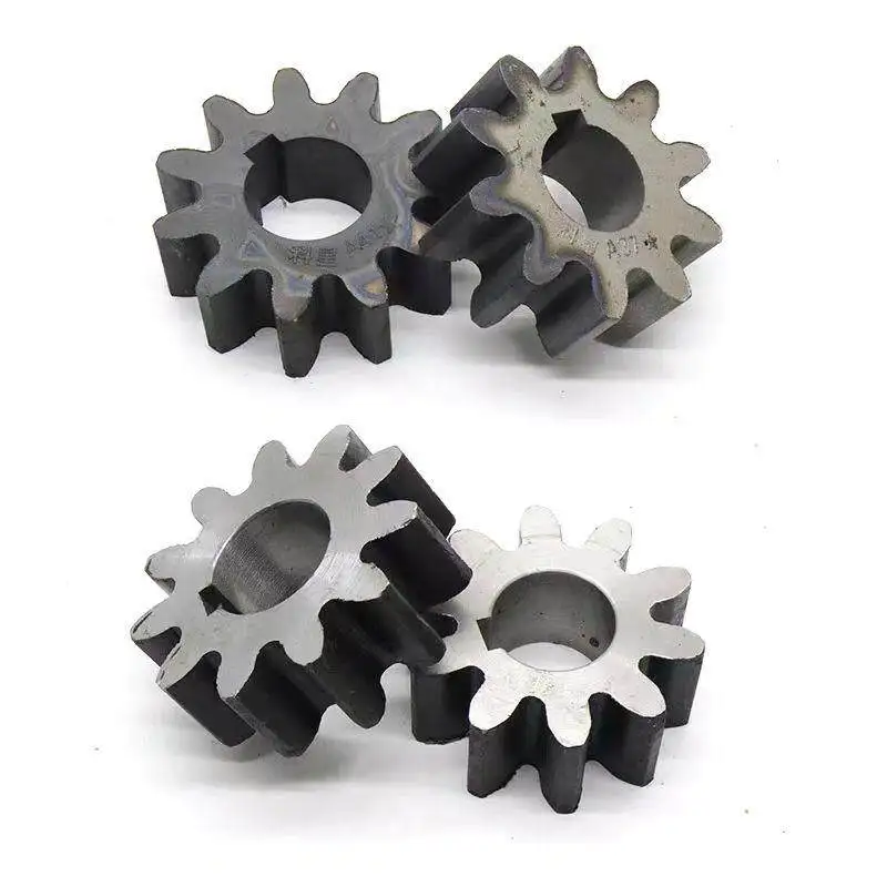 Single-phase concrete mixer accessories 10 teeth 11 teeth wheel small round tank conveying teeth roller gear cast iron  steel