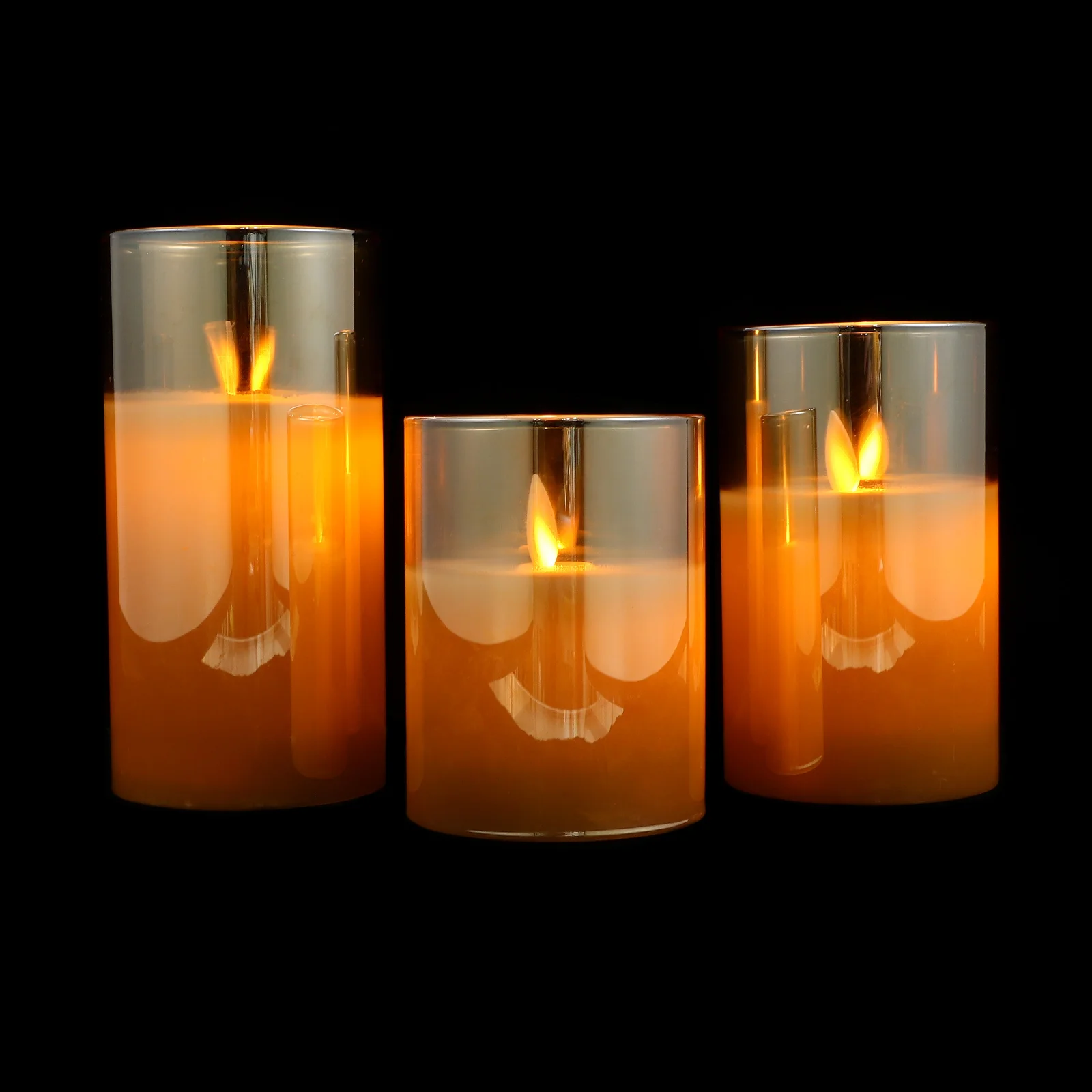 1세트 LED 전기 램프 크리스마스 파티 휴일 장면 장식 데스크탑 장식품을 위한 무불꽃 조명