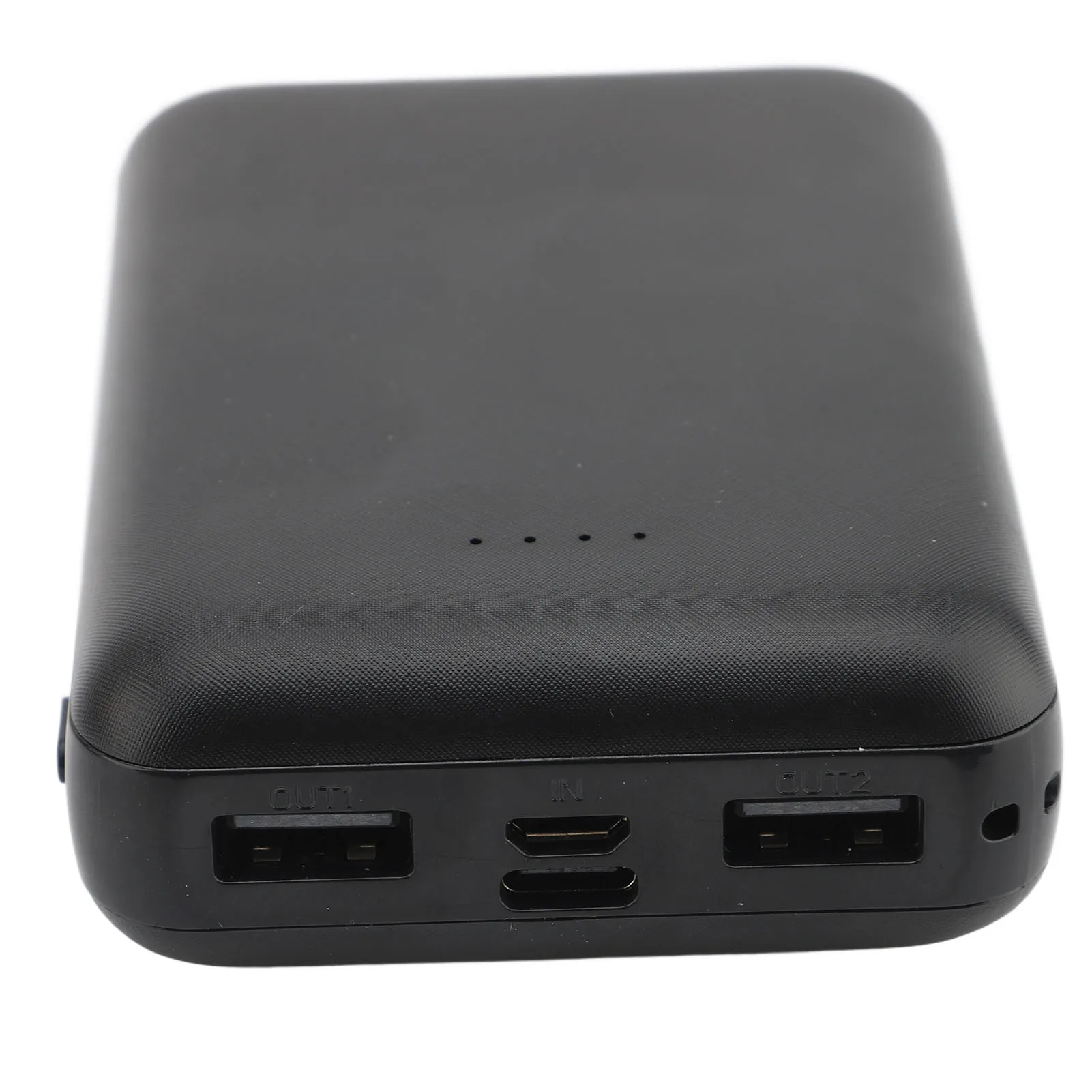 باور بانك 5 فولت، بطارية 10000 مللي أمبير في الساعة، تيار مستمر USB من النوع C، شاحن محمول لسترات التدفئة والسترات والسراويل باللون الأسود