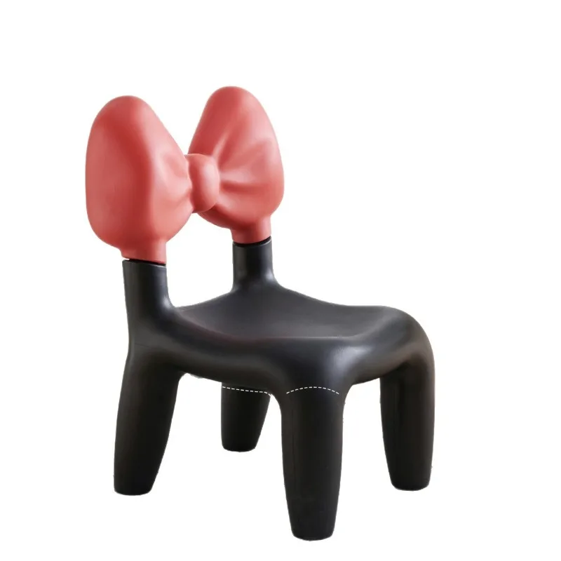 

Bow chair small stool creative home decoration cute simple stool