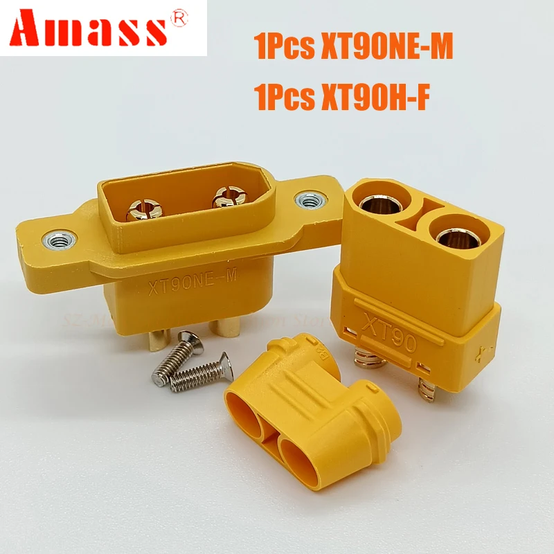 AMASS XT90NE-M XT90H XT90S Male/ Female Plug Socket Bullet Connectors Power Plug for RC Lipo Battery Quadcopter Multicopter