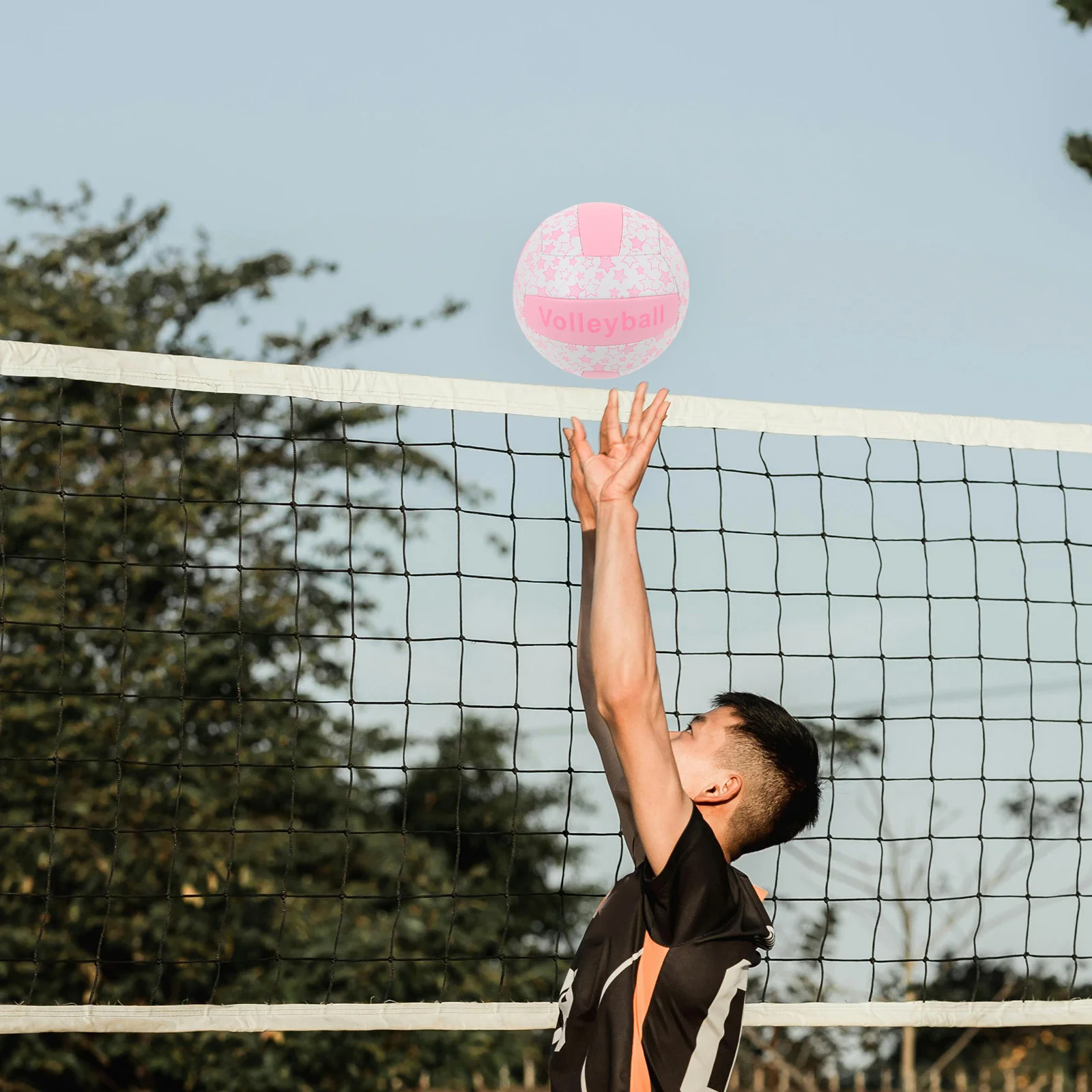 

Volleyball Indoor Size 5 Practice Dedicated for Sports Pink Entrance Examination Student