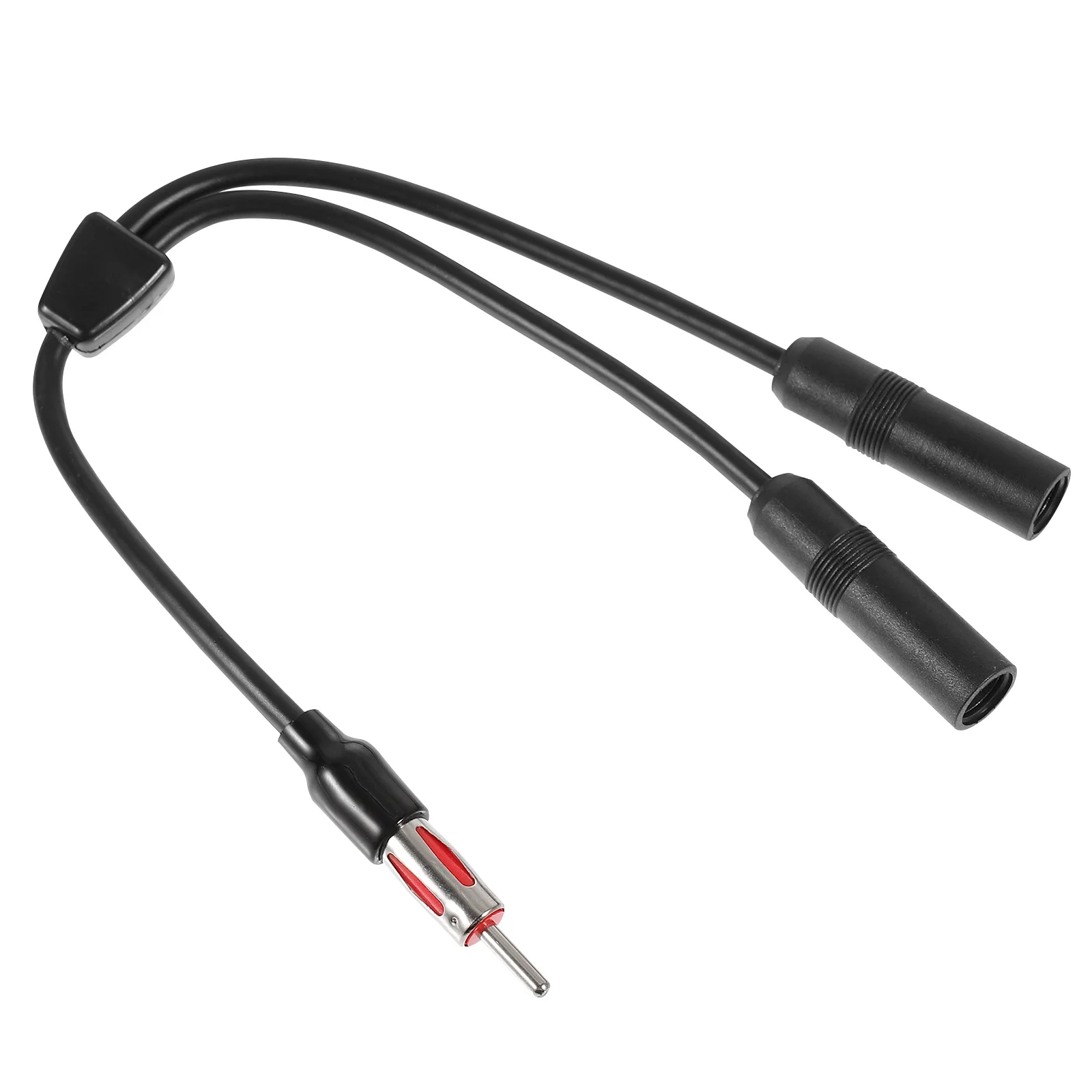 

1Pcs Car Antenna Adapter Cable 1 Male to 2 Female Auto Antenna Extension Cable Car Aerial Adapter Stable Signal Replacement