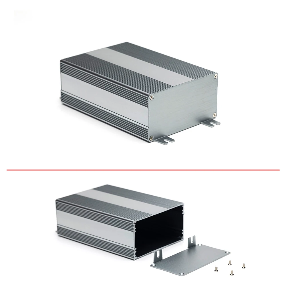 Split Type Electronic DIY Instrument Project Box Power Module Metal Cooling Housing Extruded Aluminum Enclosure H18 106*54MM