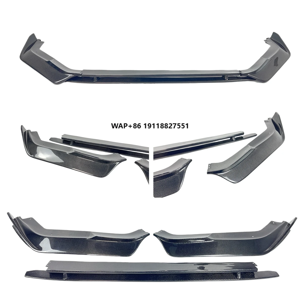 

NEW Design for Type R FL5 Front Lip GTS-V Style Carbon Fiber Front Bumper Lip Spoiler for Type R 2023-25