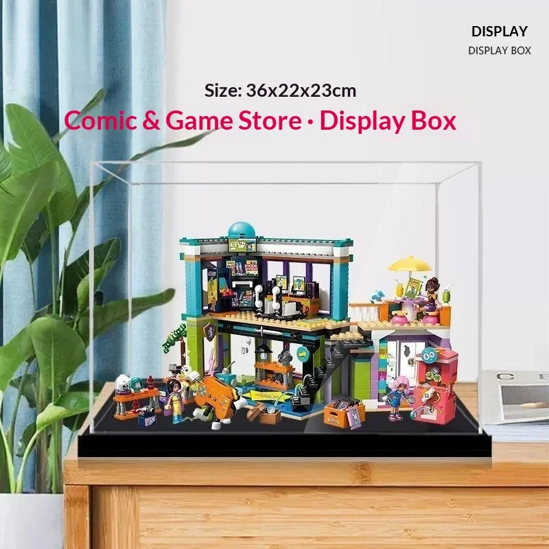Suitable for LEGO 42674 comic book and game store building block storage box acrylic display box - view 6