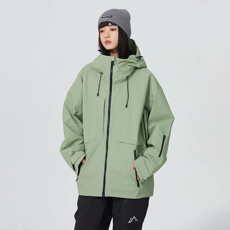 Professional Women Men Ski Jacket Snowboard Coat Winter Outdoor Sports Waterproof Windproof Snow Hooded Warm