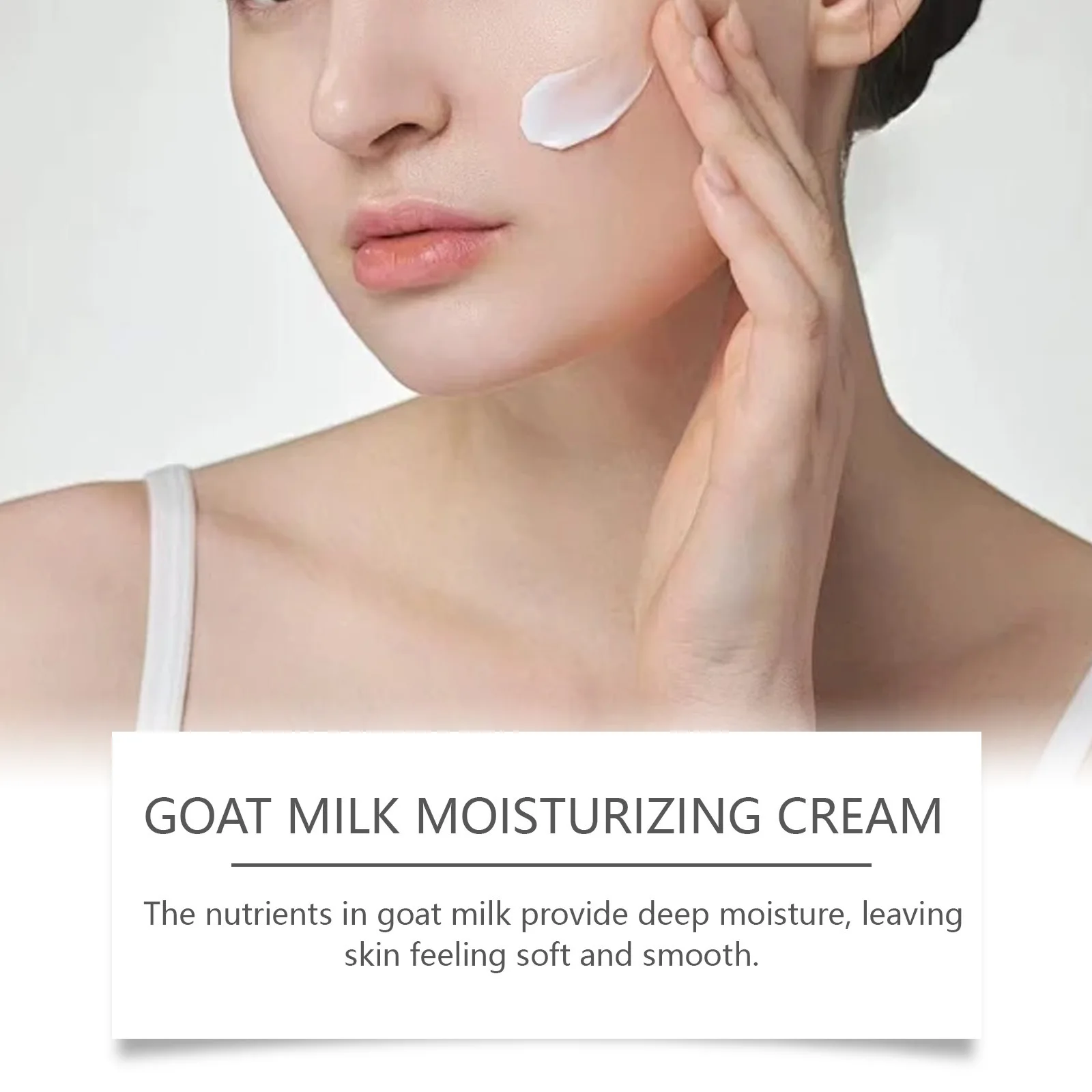 Wiyun Goat Milk Face Moisturizing Cream Revitalize Full Coverage Improving Skin Tone Reducing Dark Circles Facial Brighten Cream