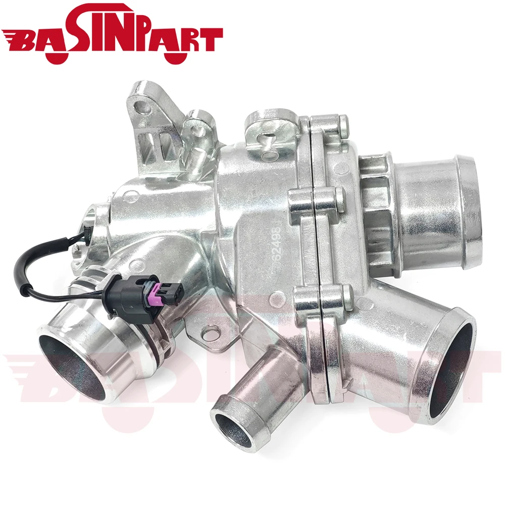 LR LR 069809   LR LR 107288   Carcasa de termostato mejorada con Sensor para Land Rover Range Rover LR4 para Jaguar XF XJ XE AJ126 3.0L V6 S/C
