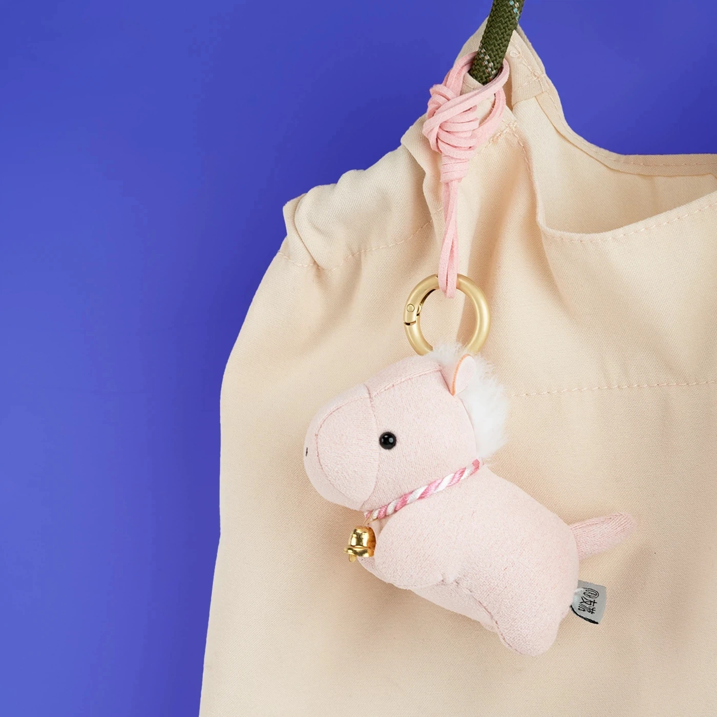 

In Stock Youyou Little Horse Plush Pendant Horse Year Mascot Keychain Doll Hanging Ornament Kawaii Surprise Festival Gifts