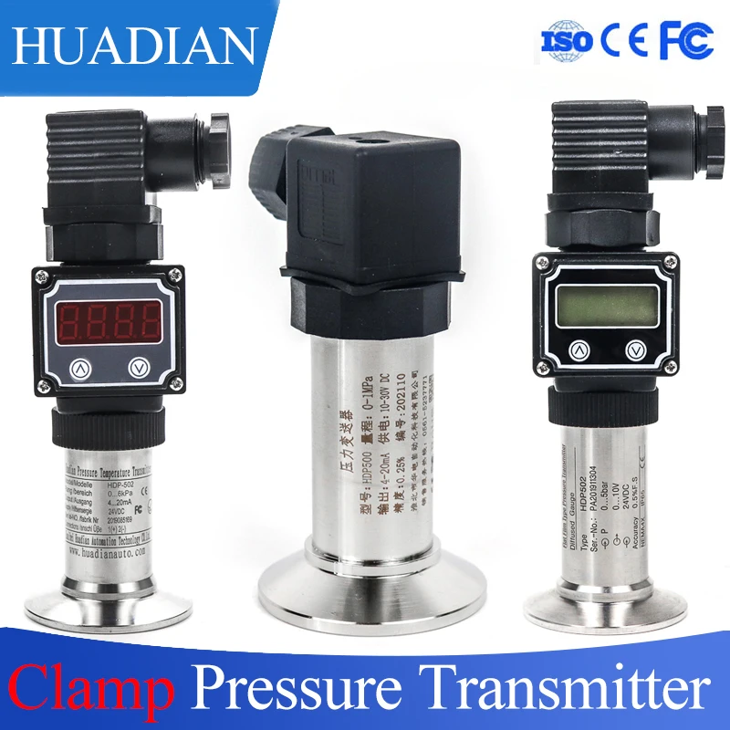 

4-20mA flush diaphragm pressure transmitter sanitary food grade pressure sensor