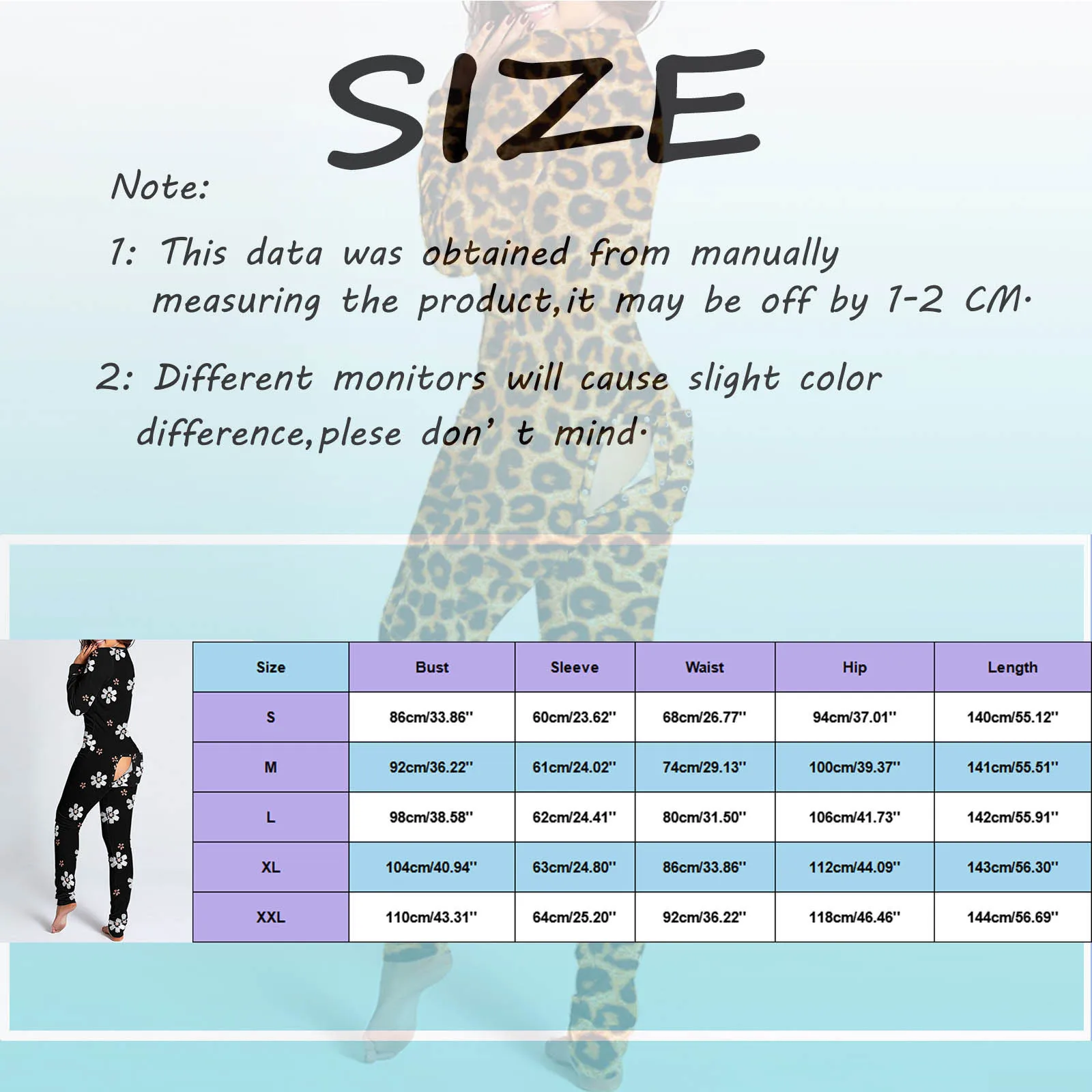 Women\'s Sleepwear Jumpsuit Button-Down Casual Print Functional Long Sleeve Romper Pajamas Set Adult Romper Sexy Onesies Bodysuit